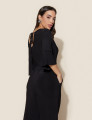 Macacão Fernanda Liso Preto