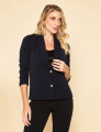 Blazer Manu Liso Marinho