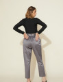 Calça Louise Acetinado Prata
