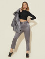 Calça Louise Acetinado Prata