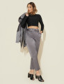 Calça Louise Acetinado Prata