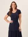Vestido Maitê Liso Marinho