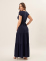 Vestido Maitê Liso Marinho