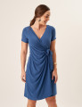 Vestido Sheila Liso Azul