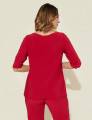 Conjunto Francine Liso Vermelho