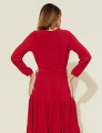 Vestido Elaine Liso Vermelho