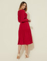Vestido Elaine Liso Vermelho