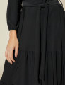 Vestido Elaine Liso Preto