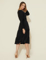 Vestido Elaine Liso Preto