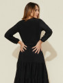 Vestido Elaine Liso Preto