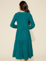 Vestido Elaine Liso Verde