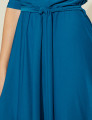 Vestido Denise Liso Petróleo