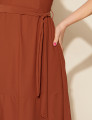 Vestido Denise Liso Caramelo