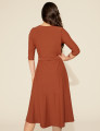Vestido Denise Liso Caramelo
