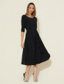 Vestido Denise Liso Preto