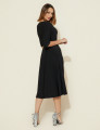 Vestido Denise Liso Preto