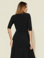 Vestido Denise Liso Preto