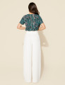 Blusa Camile Raio Turquesa