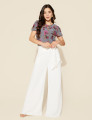 Blusa Margarida Flor Rosa