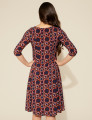 Vestido Irene Circular Marinho