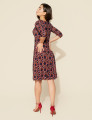 Vestido Irene Circular Marinho