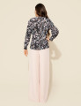 Blusa Chloe Floral Preto