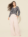 Blusa Chloe Floral Preto