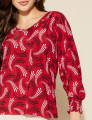 Blusa Chloe Poá Vermelho