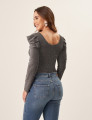 Body Anita Lurex Preto