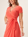 Vestido Sheila Liso Coral