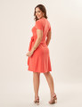 Vestido Sheila Liso Coral