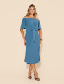 Conjunto Cinthia Liso Azul
