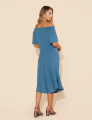 Conjunto Cinthia Liso Azul