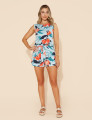 Conjunto Anabel Floral Azul