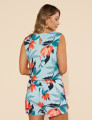 Conjunto Anabel Floral Azul