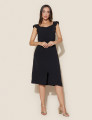 Vestido Penelope Liso Preto