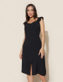 Vestido Penelope Liso Preto