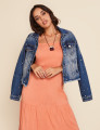 Vestido Pauline Liso Laranja