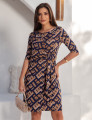 Vestido Márcia Triangular Beige