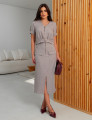 Conjunto Rayssa Liso Cinza