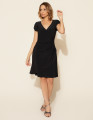 Vestido Ayla Liso Preto