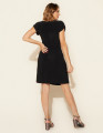 Vestido Ayla Liso Preto
