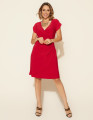 Vestido Ayla Liso Vermelho