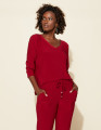 Conjunto Daiane New Malha Vinho