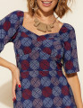 Vestido Samira Bolas Marinho