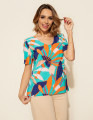 Blusa Cleide Petala Acqua